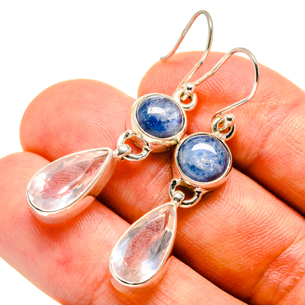 Rose Quartz Earrings handcrafted by Ana Silver Co - EARR415518