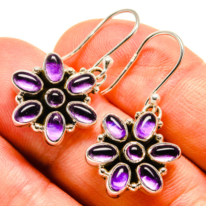 Amethyst Earrings handcrafted by Ana Silver Co - EARR415519