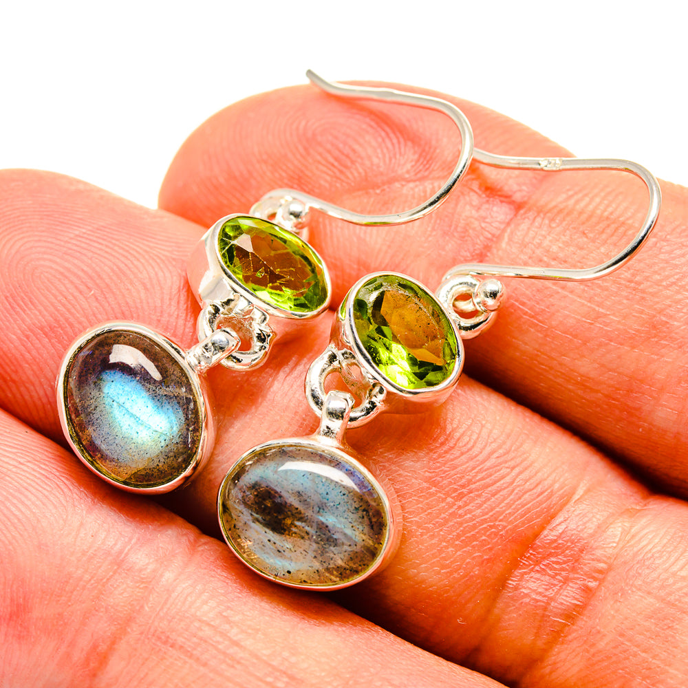 Labradorite Earrings handcrafted by Ana Silver Co - EARR415523