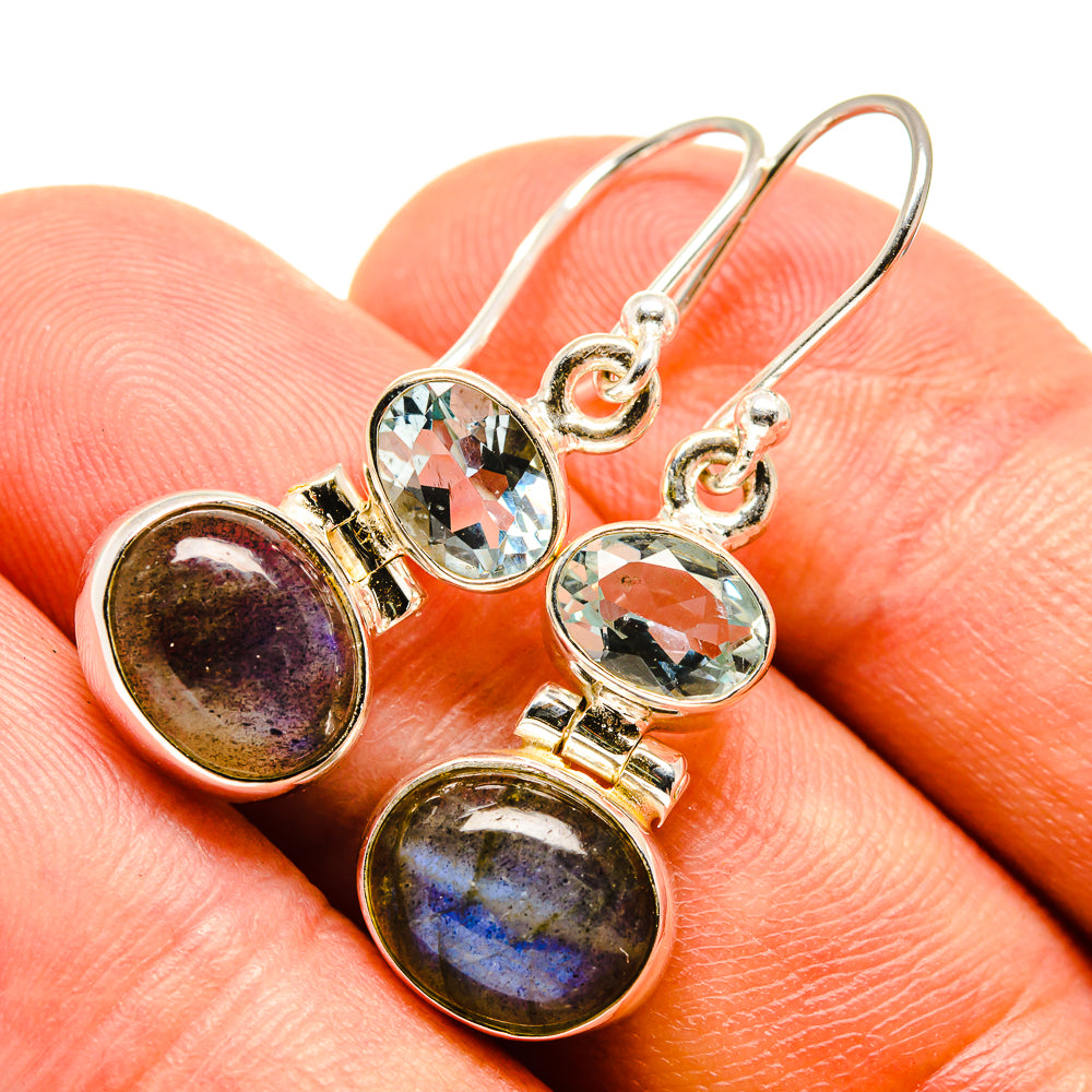Labradorite Earrings handcrafted by Ana Silver Co - EARR415526