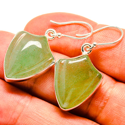 Prehnite Earrings handcrafted by Ana Silver Co - EARR415546