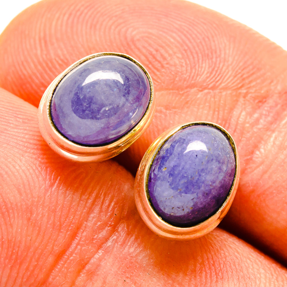 Tanzanite Earrings handcrafted by Ana Silver Co - EARR415560