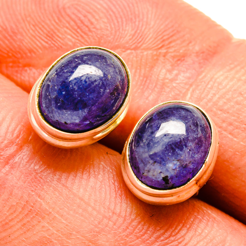 Lapis Lazuli Earrings handcrafted by Ana Silver Co - EARR415566