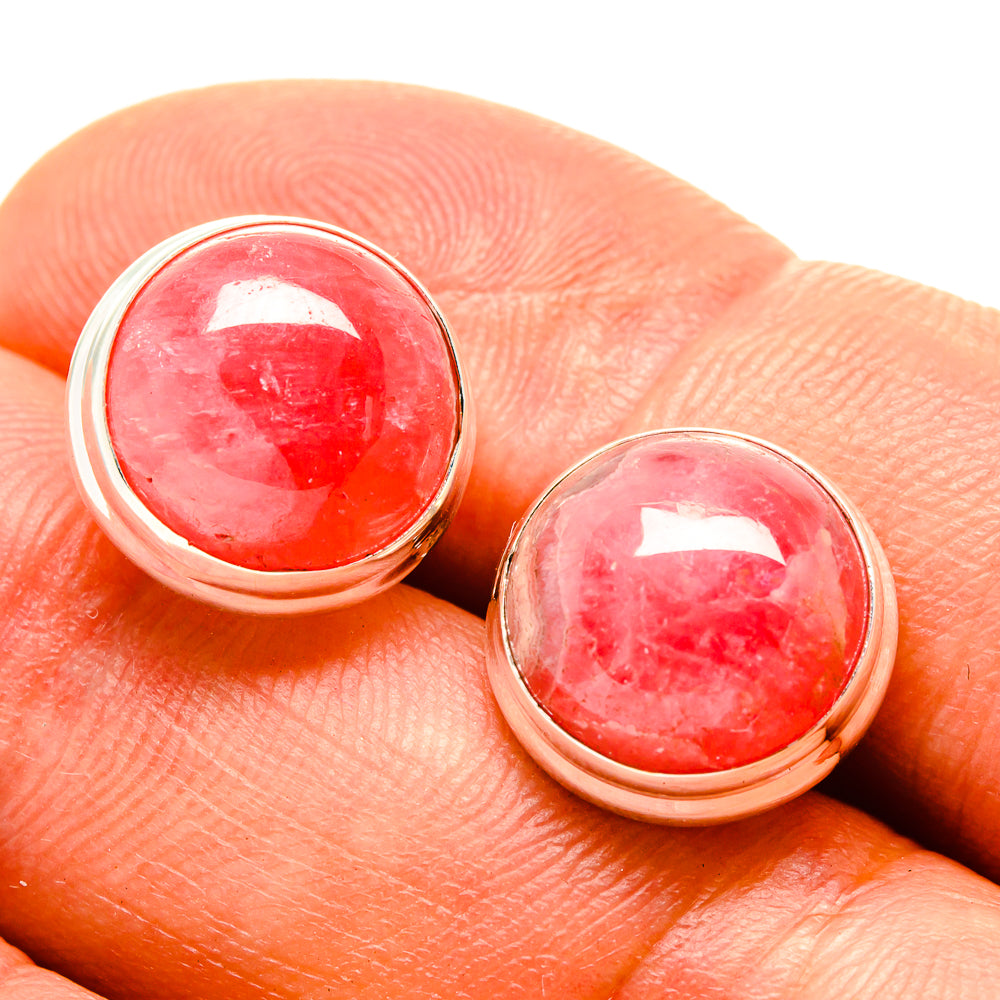 Rhodochrosite Earrings handcrafted by Ana Silver Co - EARR415574