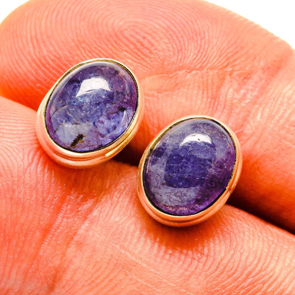 Tanzanite Earrings handcrafted by Ana Silver Co - EARR415581