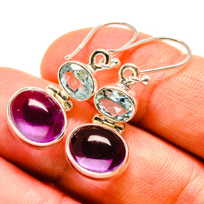 Amethyst Earrings handcrafted by Ana Silver Co - EARR415590