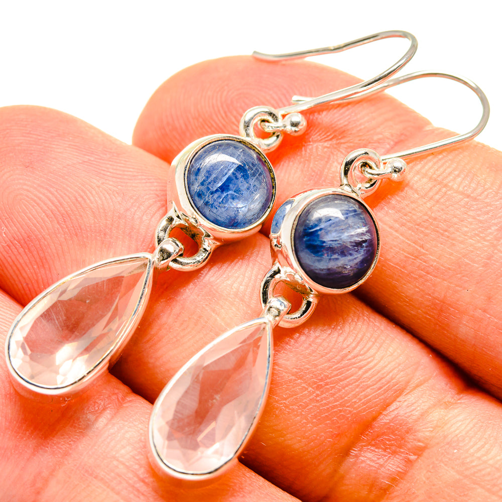 Rose Quartz Earrings handcrafted by Ana Silver Co - EARR415592