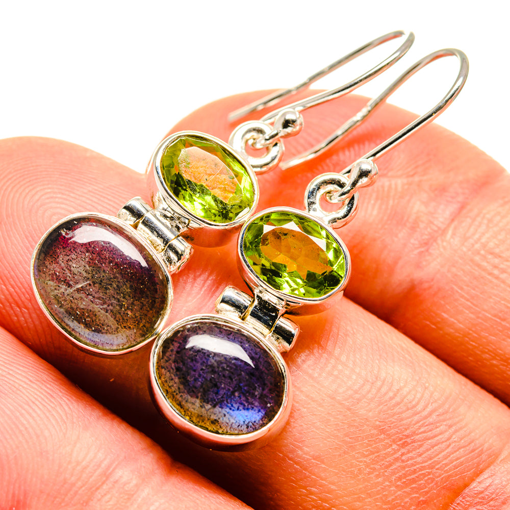 Labradorite Earrings handcrafted by Ana Silver Co - EARR415600