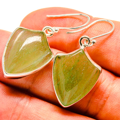 Prehnite Earrings handcrafted by Ana Silver Co - EARR415614