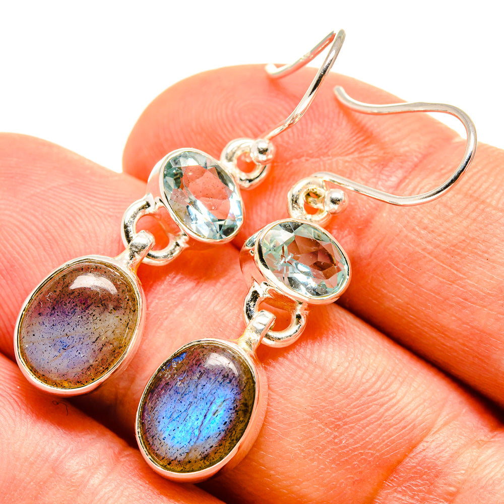 Labradorite Earrings handcrafted by Ana Silver Co - EARR415618
