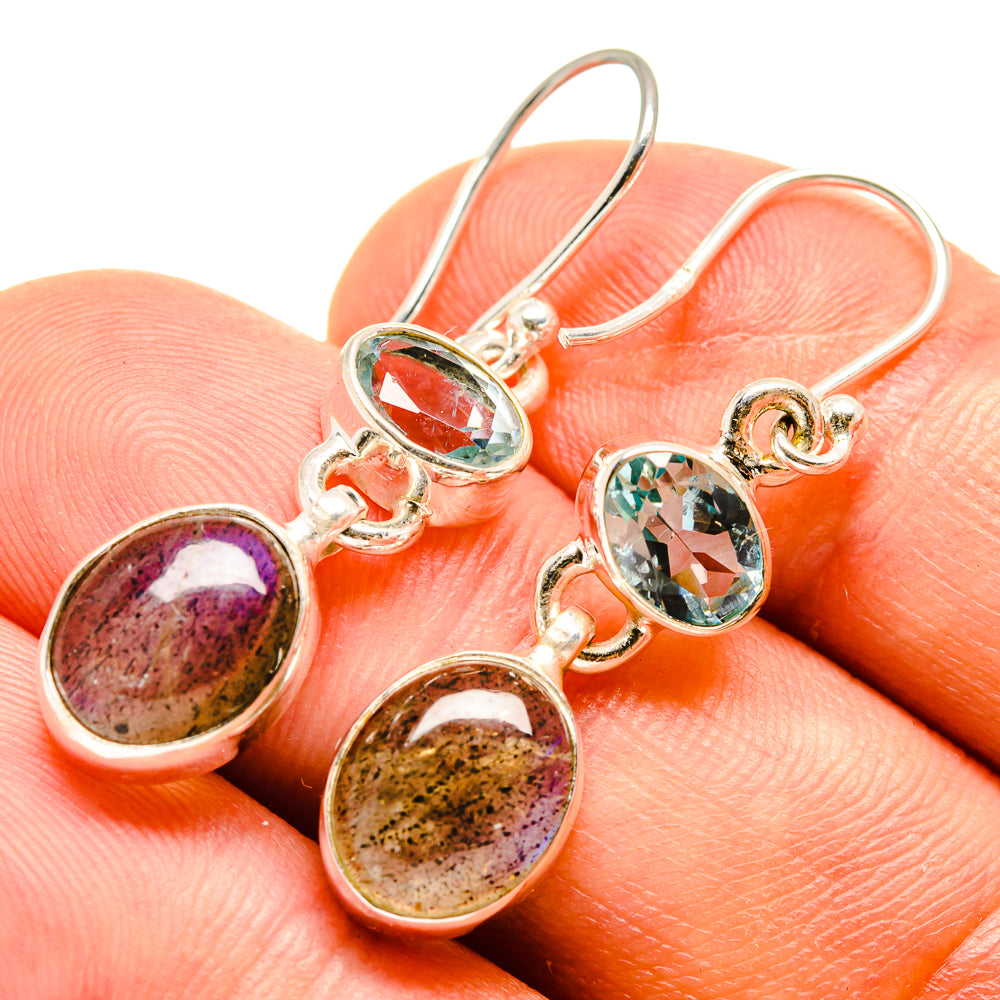 Labradorite Earrings handcrafted by Ana Silver Co - EARR415622
