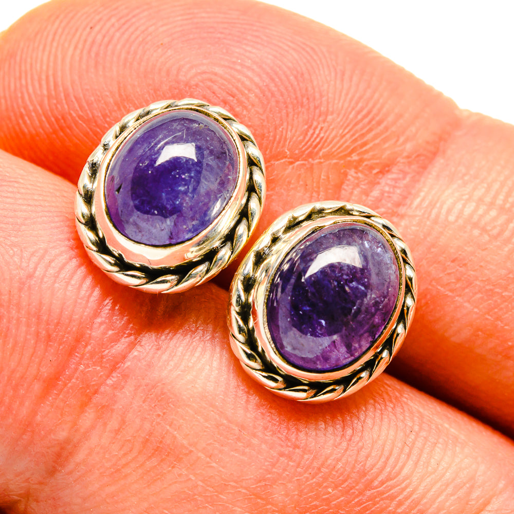 Tanzanite Earrings handcrafted by Ana Silver Co - EARR415637