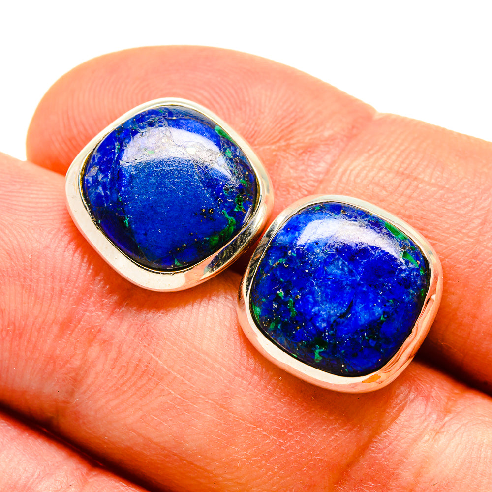 Azurite Earrings handcrafted by Ana Silver Co - EARR415640