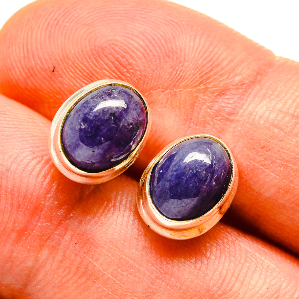 Tanzanite Earrings handcrafted by Ana Silver Co - EARR415644
