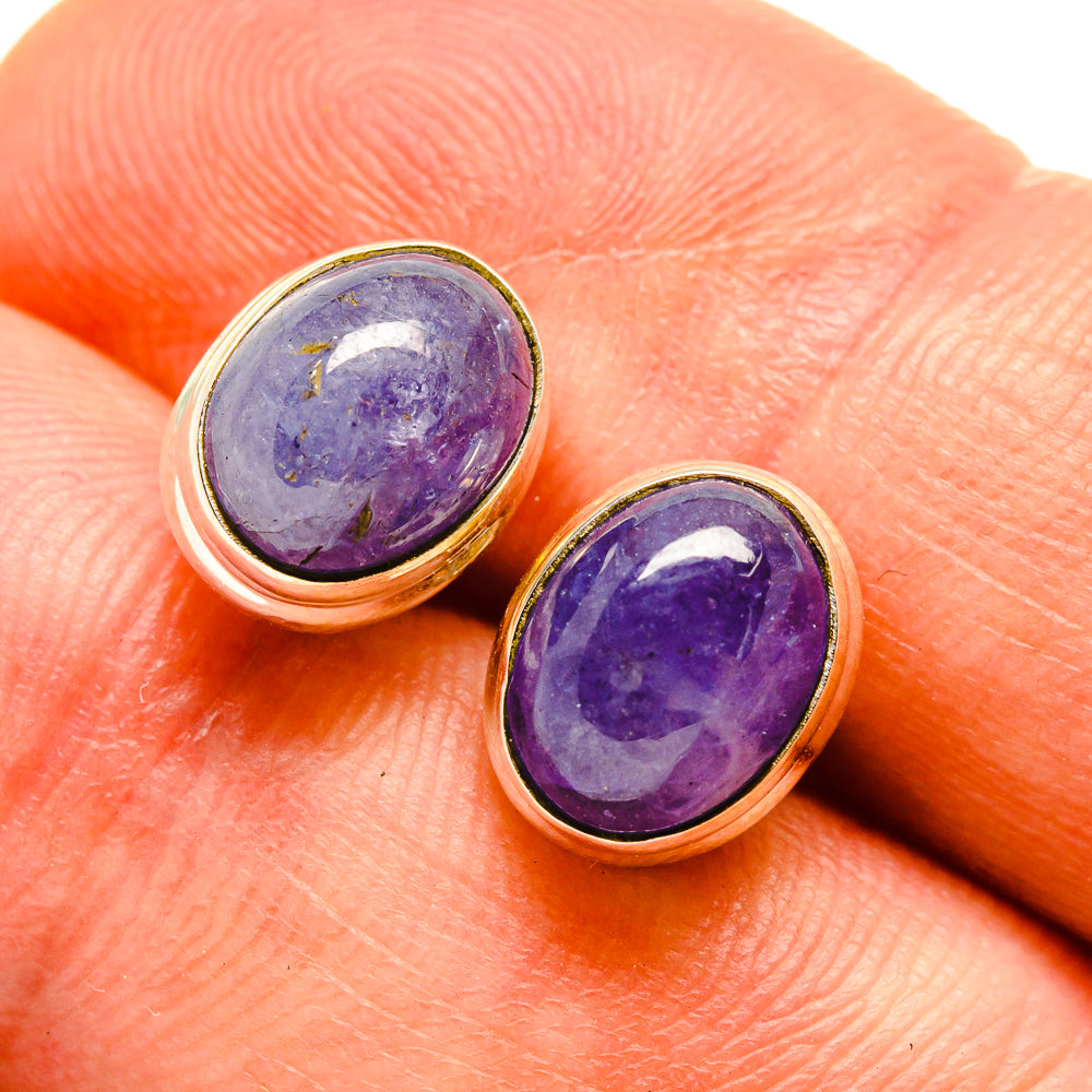 Tanzanite Earrings handcrafted by Ana Silver Co - EARR415649