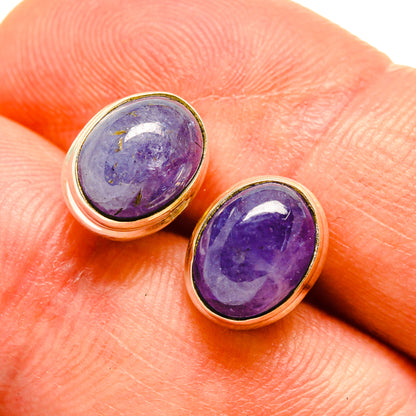 Tanzanite Earrings handcrafted by Ana Silver Co - EARR415649