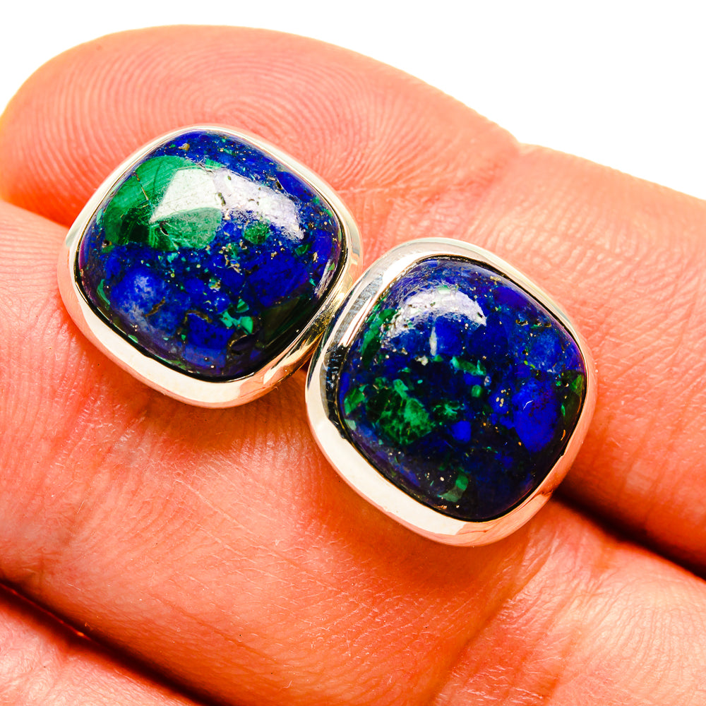 Azurite Earrings handcrafted by Ana Silver Co - EARR415651
