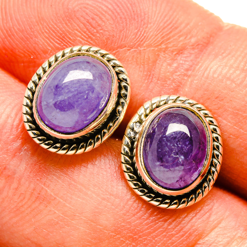 Tanzanite Earrings handcrafted by Ana Silver Co - EARR415652