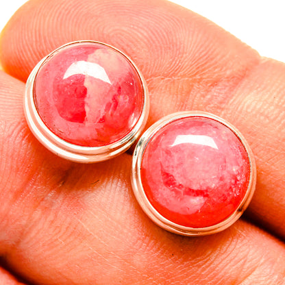 Rhodochrosite Earrings handcrafted by Ana Silver Co - EARR415654