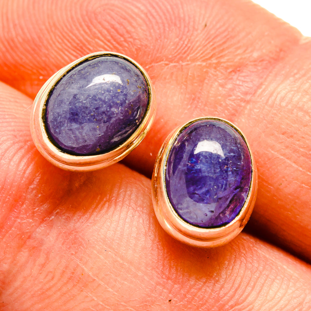 Tanzanite Earrings handcrafted by Ana Silver Co - EARR415660