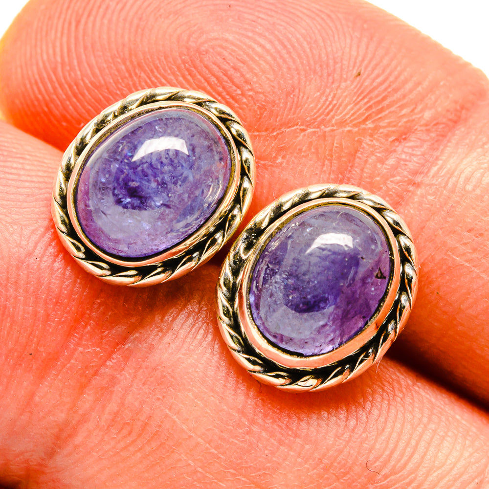 Tanzanite Earrings handcrafted by Ana Silver Co - EARR415662