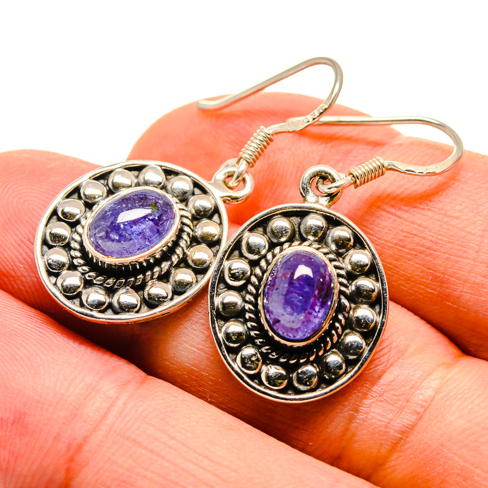 Tanzanite Earrings handcrafted by Ana Silver Co - EARR415670
