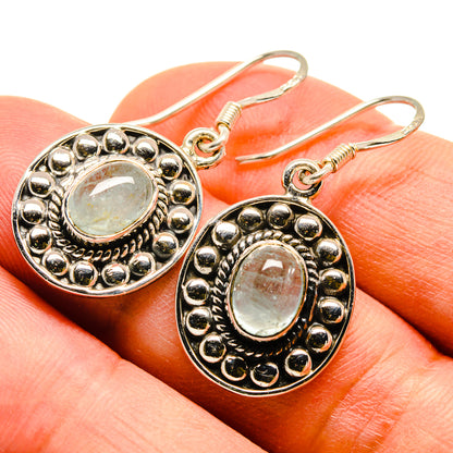 Aquamarine Earrings handcrafted by Ana Silver Co - EARR415680