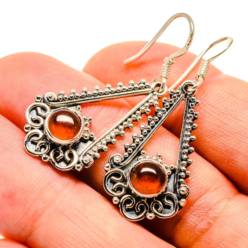 Carnelian Earrings handcrafted by Ana Silver Co - EARR415688