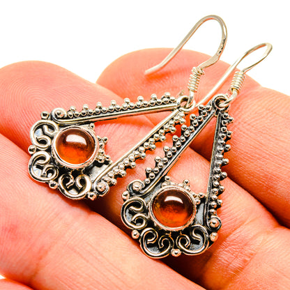 Carnelian Earrings handcrafted by Ana Silver Co - EARR415688