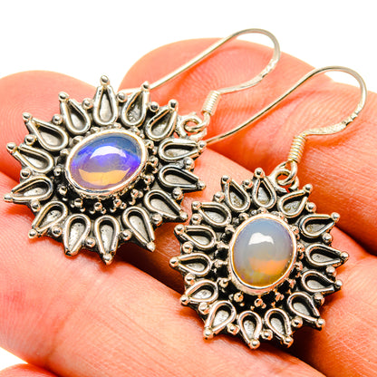 Ethiopian Opal Earrings handcrafted by Ana Silver Co - EARR415695