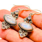 Rainbow Moonstone Earrings handcrafted by Ana Silver Co - EARR415704