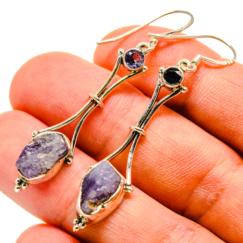 Tanzanite Earrings handcrafted by Ana Silver Co - EARR415705
