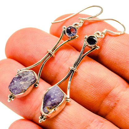 Tanzanite Earrings handcrafted by Ana Silver Co - EARR415705