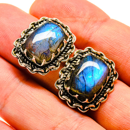 Labradorite Earrings handcrafted by Ana Silver Co - EARR415723
