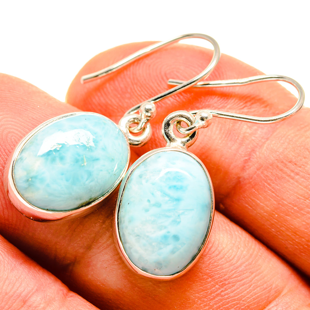 Larimar Earrings handcrafted by Ana Silver Co - EARR415746