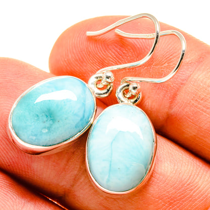 Larimar Earrings handcrafted by Ana Silver Co - EARR415755