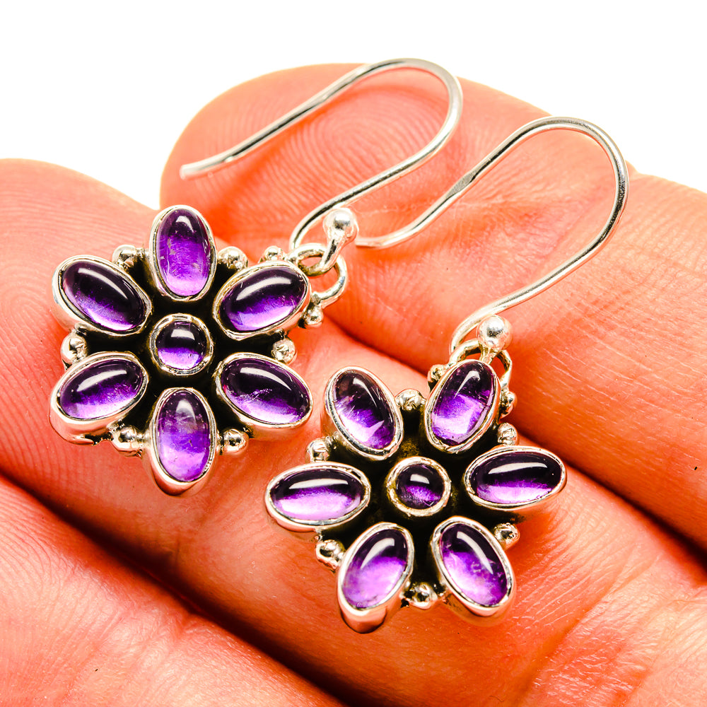 Amethyst Earrings handcrafted by Ana Silver Co - EARR415761