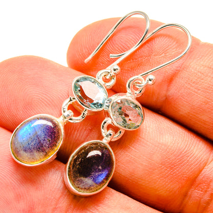 Labradorite Earrings handcrafted by Ana Silver Co - EARR415763