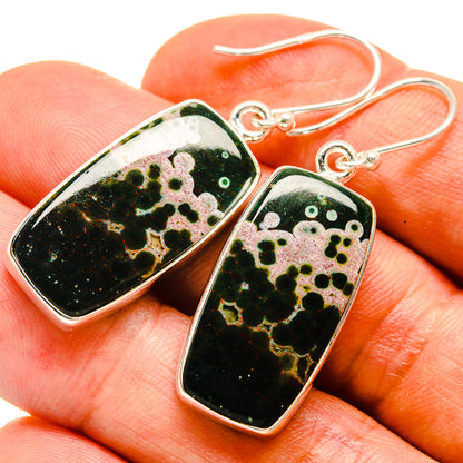 Ocean Jasper Earrings handcrafted by Ana Silver Co - EARR415785