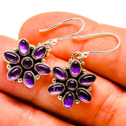 Amethyst Earrings handcrafted by Ana Silver Co - EARR415788