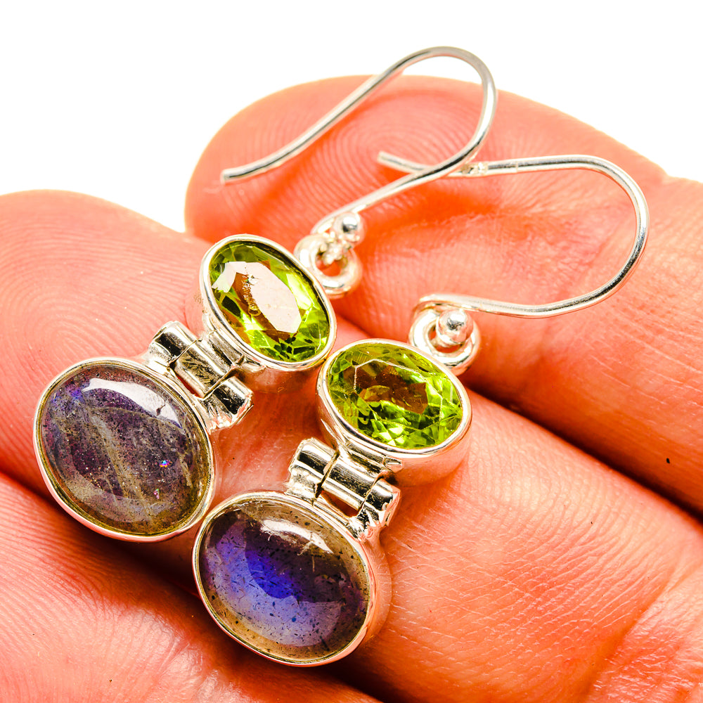 Labradorite Earrings handcrafted by Ana Silver Co - EARR415791