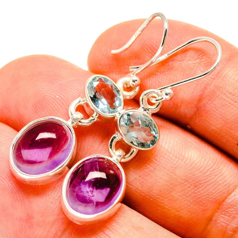 Amethyst Earrings handcrafted by Ana Silver Co - EARR415793