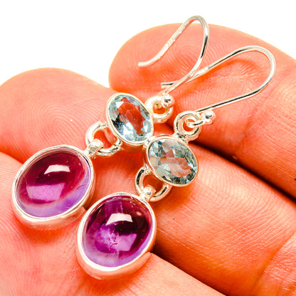 Amethyst Earrings handcrafted by Ana Silver Co - EARR415793