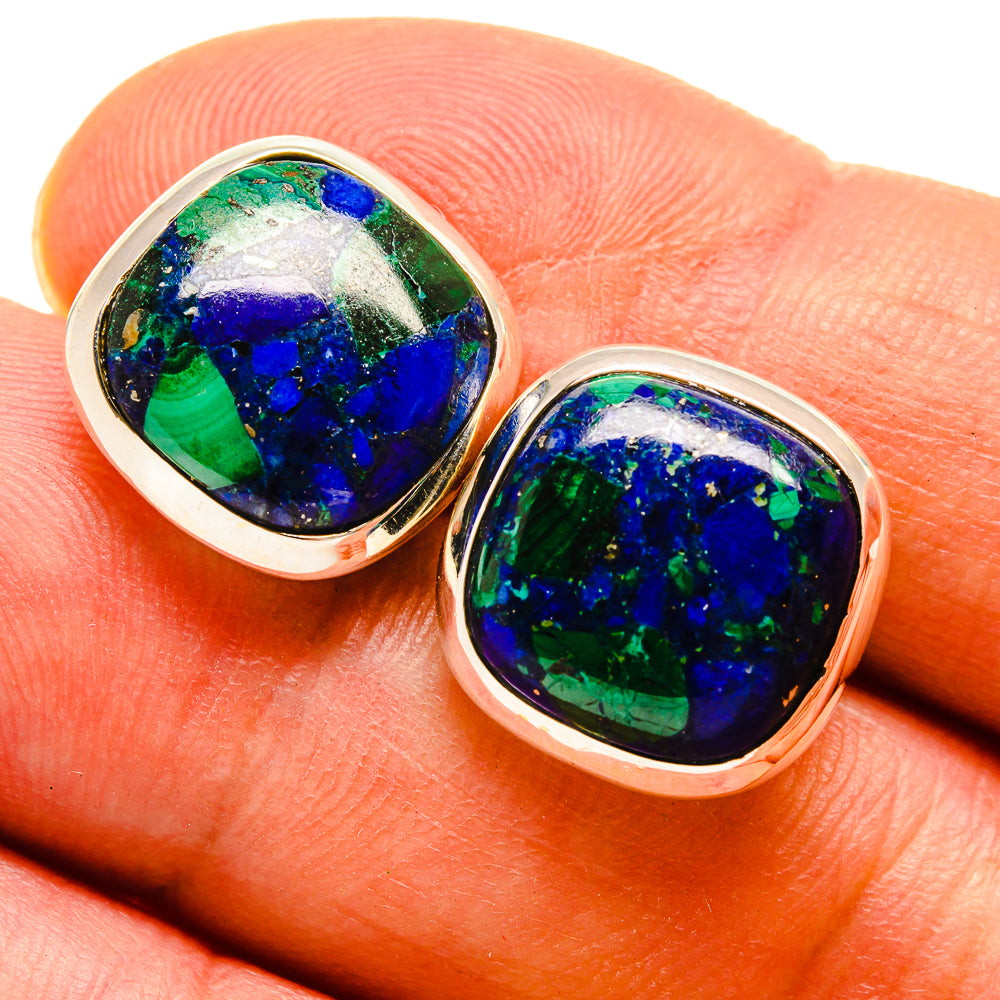 Azurite Earrings handcrafted by Ana Silver Co - EARR415809