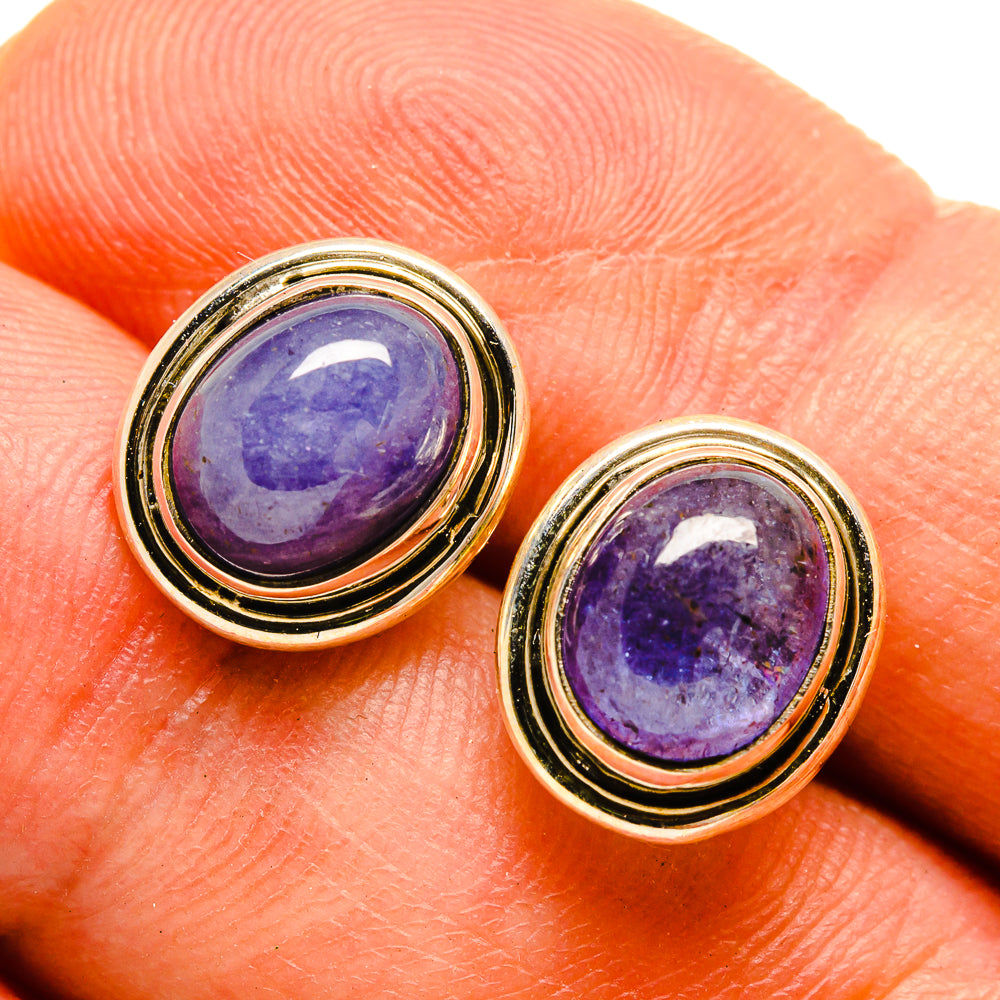 Tanzanite Earrings handcrafted by Ana Silver Co - EARR415811
