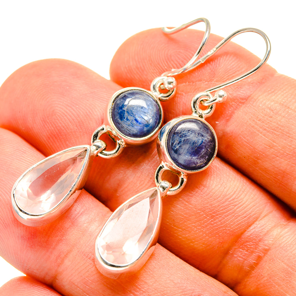 Rose Quartz Earrings handcrafted by Ana Silver Co - EARR415812