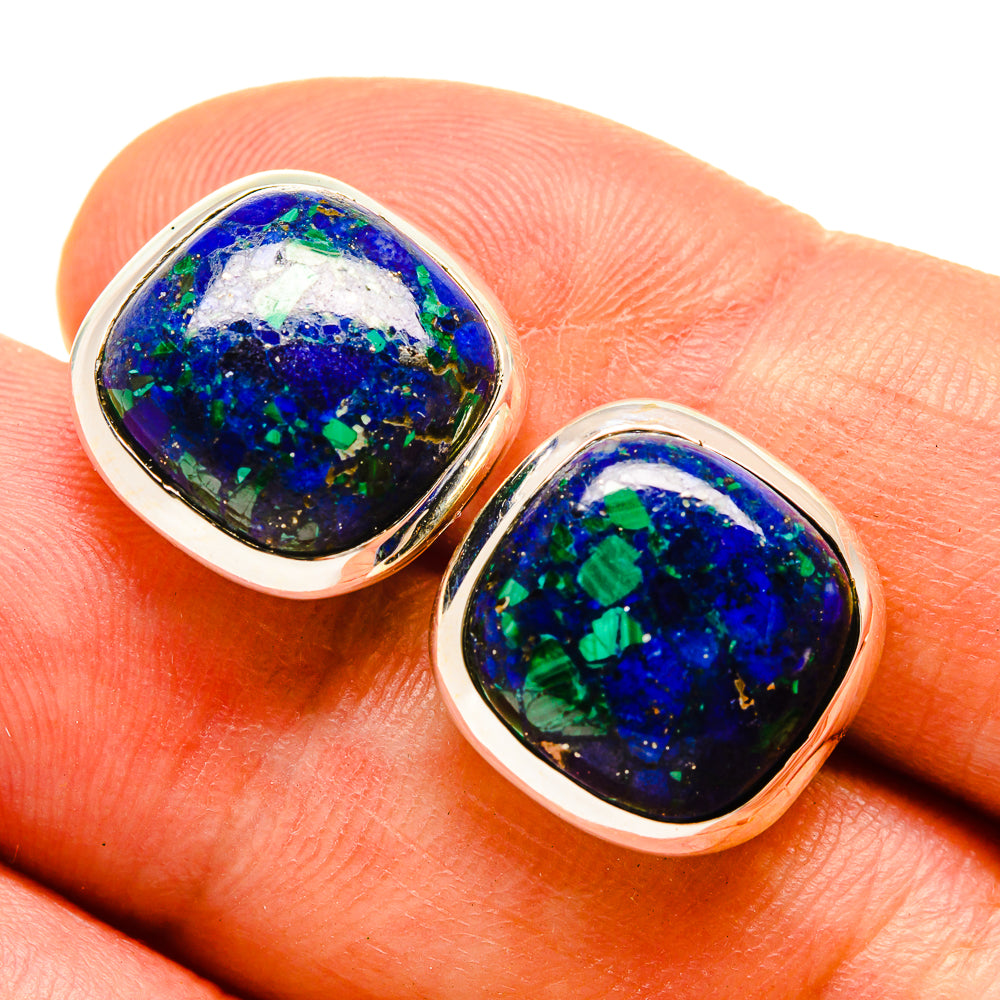 Azurite Earrings handcrafted by Ana Silver Co - EARR415813