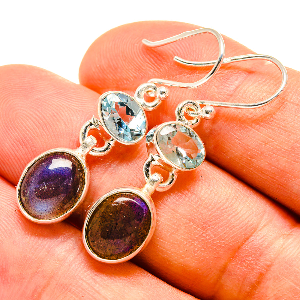 Labradorite Earrings handcrafted by Ana Silver Co - EARR415814