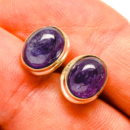 Tanzanite Earrings handcrafted by Ana Silver Co - EARR415816