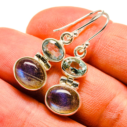Labradorite Earrings handcrafted by Ana Silver Co - EARR415819
